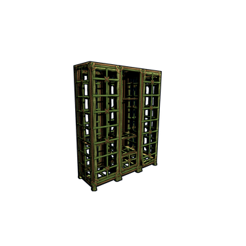Bamboo Cage Locker