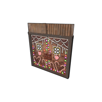Gingerbread Metal Double Door