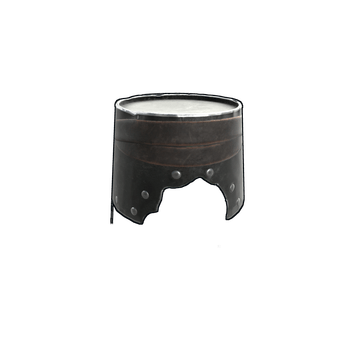 Green Riveted Bucket Helmet