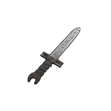 Metal Roses Short Sword