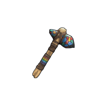 Mosaic Stone Hatchet