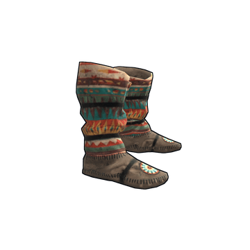 Native American Hide Shoes
