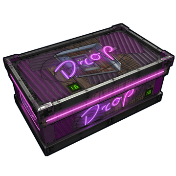 Neon Drop Box Storage