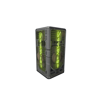 Neon Veggies Fridge