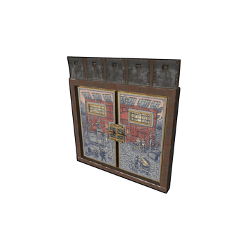 Porcelain Armored Double Door