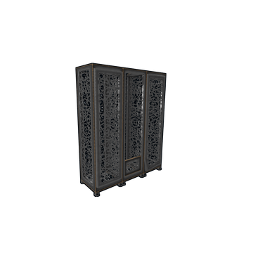Wrought Iron Locker